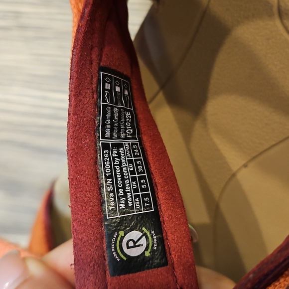 Teva Women's Sandals - Coral and Plum - Picture 2 of 4